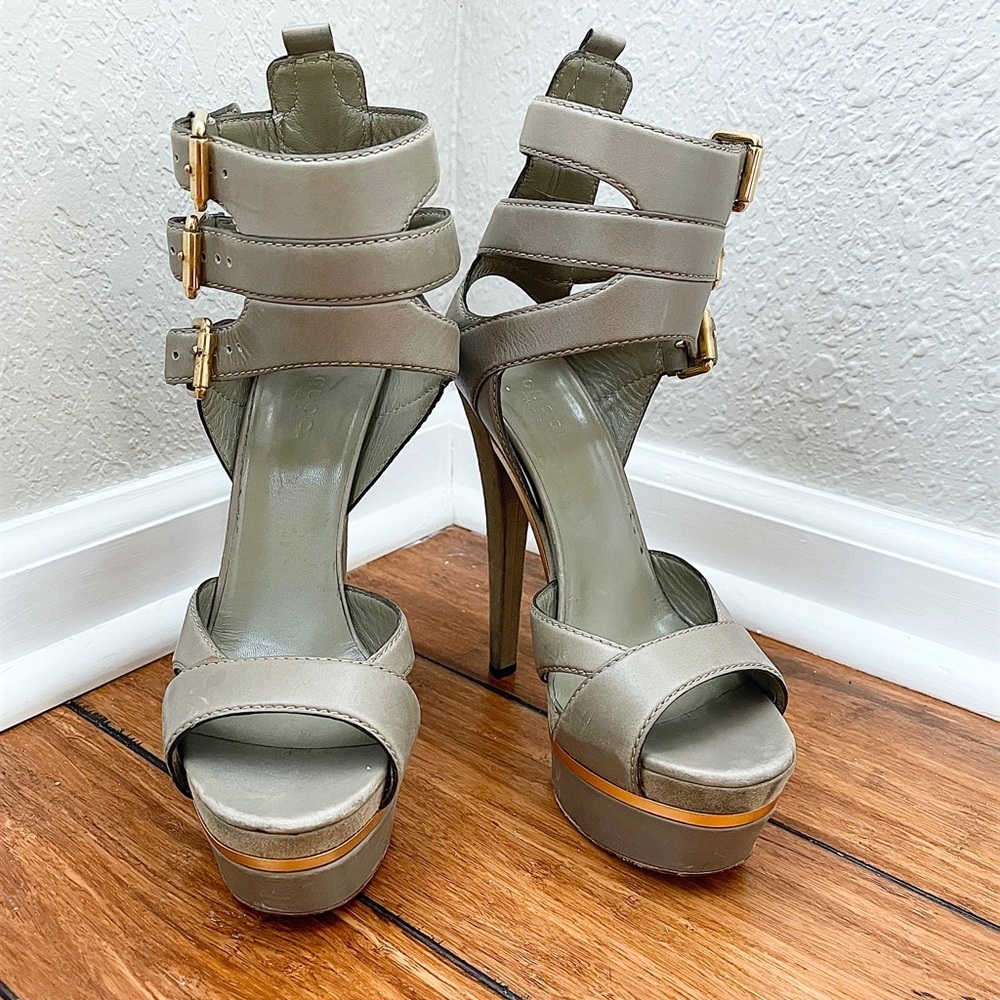 🎀HP🎀 GUCCI IMAN Triple Platforms, 39